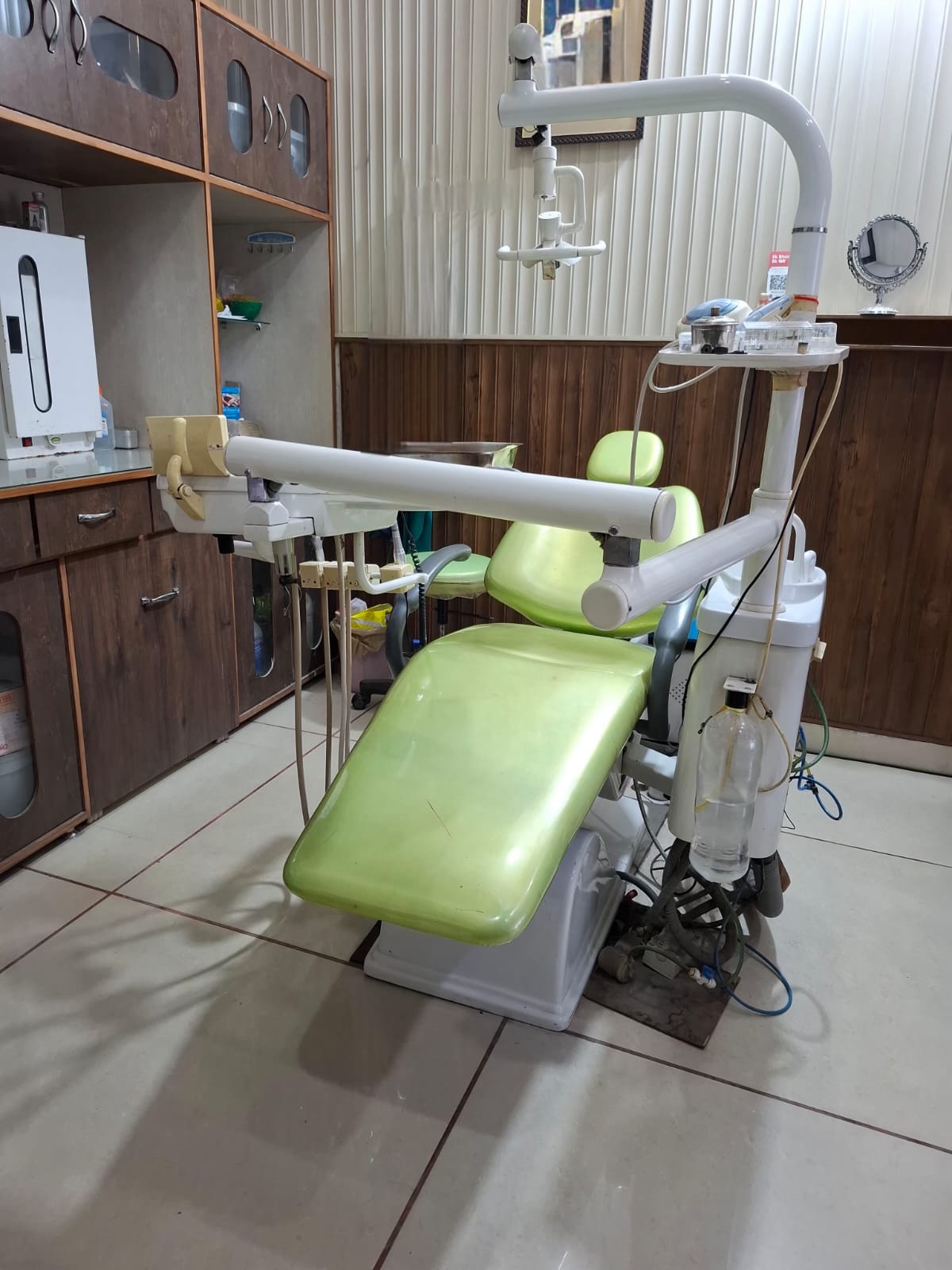 Modern dental operatory with fully equipped dental chair